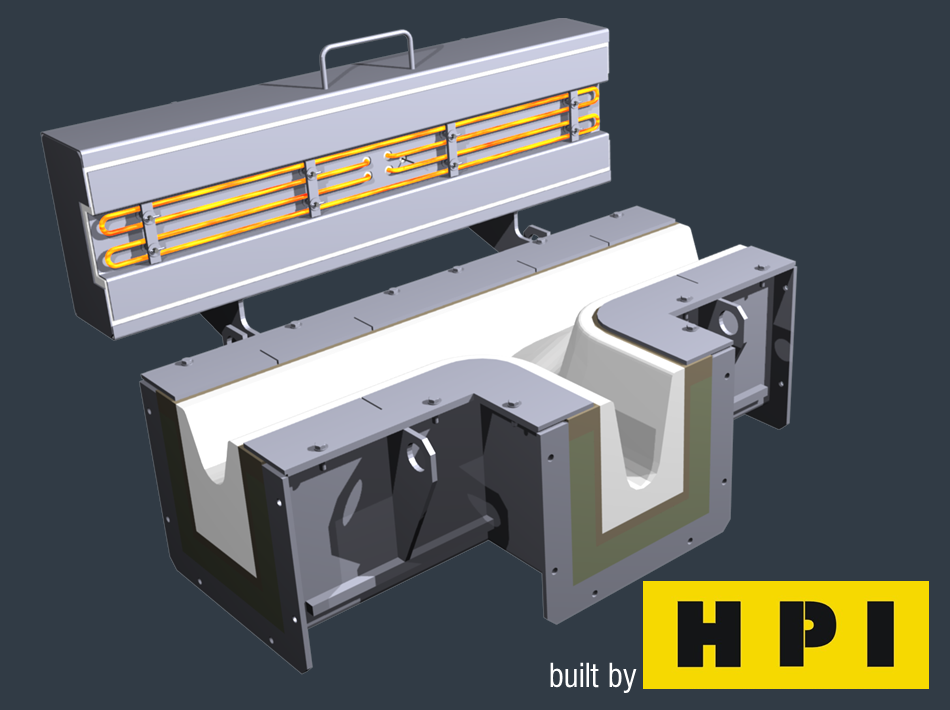 HPI T-Stück Gießrinne